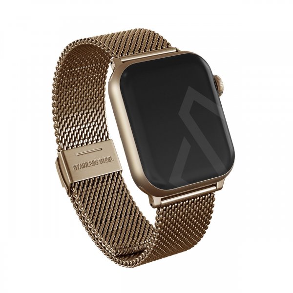 Burga Apple Watch 38/40/41/42mm Armbånd Mesh Elegance Gull