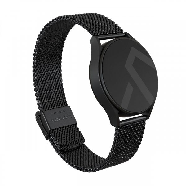 Burga Samsung Galaxy Watch 22mm Armbånd Mesh Elegance Svart