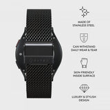 Burga Samsung Galaxy Watch 22mm Armbånd Mesh Elegance Svart