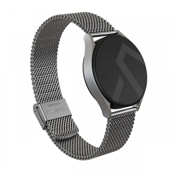 Burga Samsung Galaxy Watch 20mm Armbånd Mesh Elegance Sølv