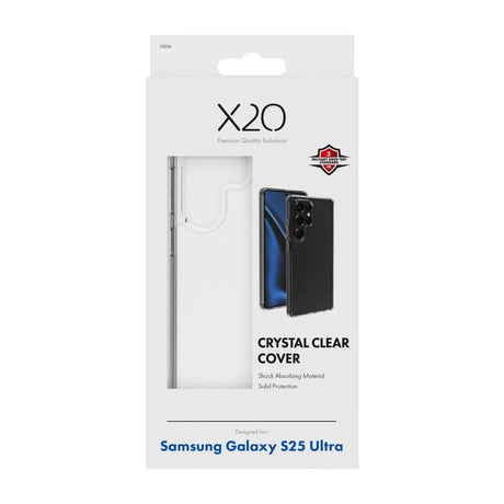 X2O Samsung Galaxy S25 Ultra Deksel Crystal Clear Klar