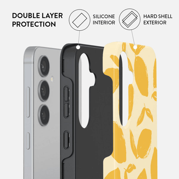 Burga Samsung Galaxy S24 Deksel Tough Lemon Tart