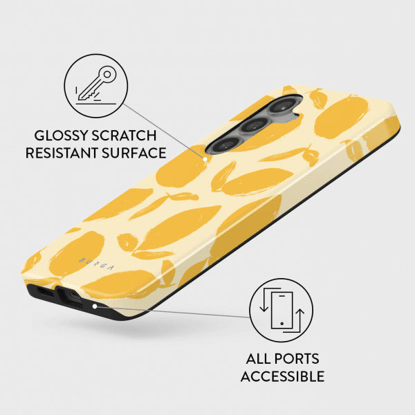 Burga Samsung Galaxy S24 Deksel Tough Lemon Tart