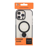 iPhone 14 Pro Deksel Ring Stand MagSafe Svart