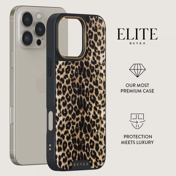 Burga iPhone 16 Deksel Elite Dark MagSafe Player