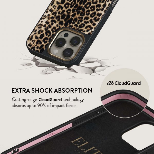 Burga iPhone 15 Pro Max Deksel Elite Dark MagSafe Player