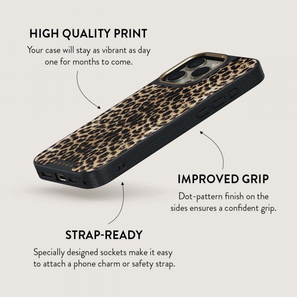 Burga iPhone 15 Pro Deksel Elite Dark MagSafe Player