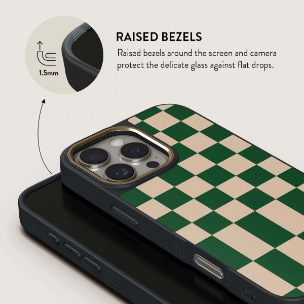 Burga iPhone 15 Plus Deksel Elite Dark MagSafe Ivy League