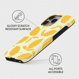 Burga iPhone 16 Deksel Tough Lemon Tart