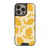Burga iPhone 15 Deksel Elite Dark MagSafe Lemon Tart