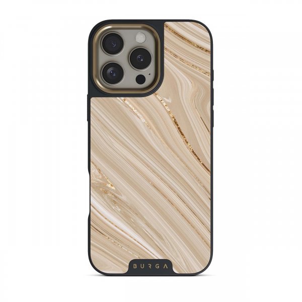 Burga iPhone 15 Pro Max Deksel Elite Dark MagSafe Full Glam