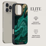 Burga iPhone 16 Pro Deksel Elite Dark MagSafe Emerald Pool