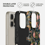 Burga iPhone 16 Pro Deksel Tough MagSafe Bloomy Garden