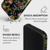 Burga iPhone 16 Pro Deksel Tough MagSafe Bloomy Garden