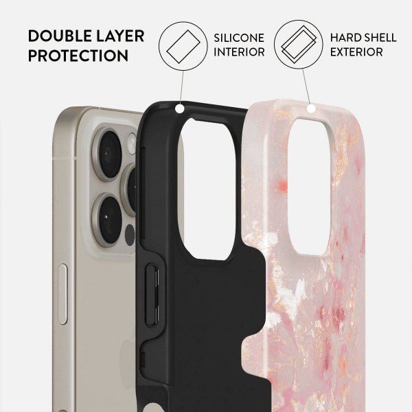 Burga iPhone 16 Deksel Tough MagSafe Golden Coral