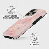 Burga iPhone 16 Pro Deksel Tough MagSafe Golden Coral