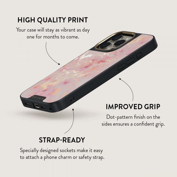 Burga iPhone 16 Pro Max Deksel Elite Dark MagSafe Golden Coral