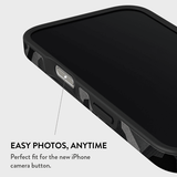 Burga iPhone 15 Pro Deksel Tough MagSafe Night Black Camo