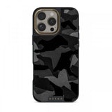 Burga iPhone 15 Pro Max Deksel Elite Dark MagSafe Night Black Camo