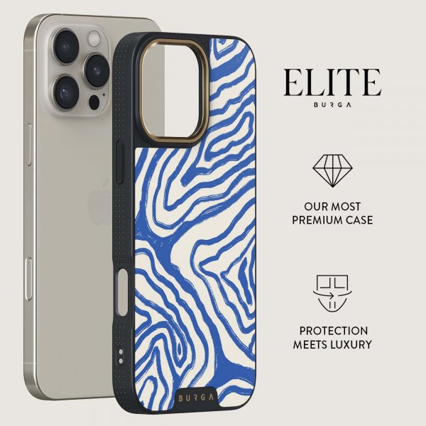 Burga iPhone 15 Pro Deksel Elite Dark MagSafe Seven Seas