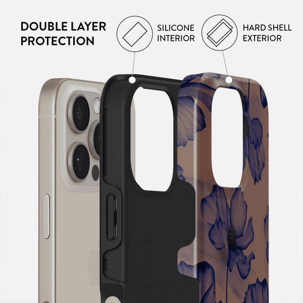 Burga iPhone 16 Deksel Tough MagSafe Velvet Night