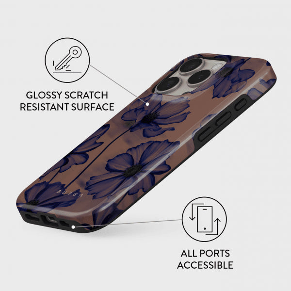 Burga iPhone 15 Pro Max Deksel Tough MagSafe Velvet Night