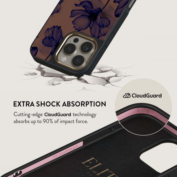 Burga iPhone 16 Plus Deksel Elite Dark MagSafe Velvet Night