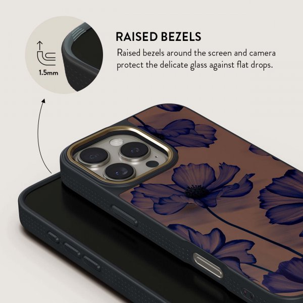 Burga iPhone 16 Pro Deksel Elite Dark MagSafe Velvet Night