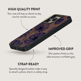 Burga iPhone 15 Pro Max Deksel Elite Dark MagSafe Velvet Night