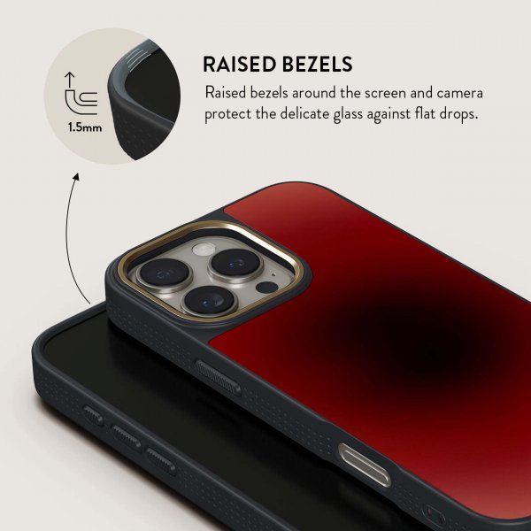 Burga iPhone 15 Pro Max Deksel Elite Dark MagSafe No Talking