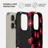Burga iPhone 16 Deksel Tough Cherrybomb