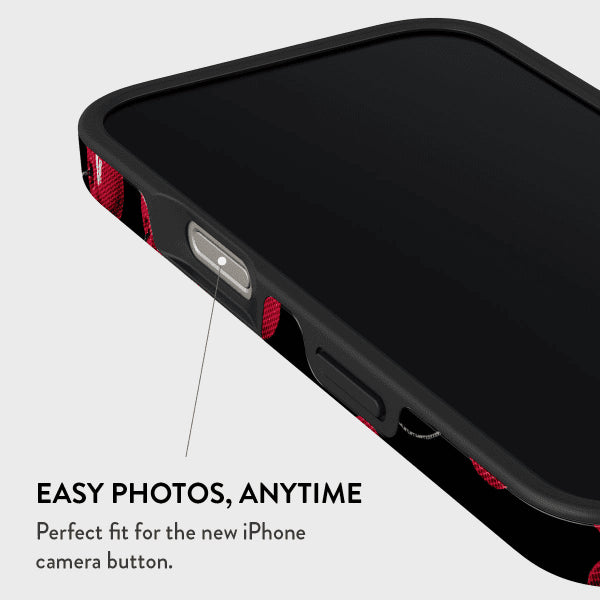 Burga iPhone 15 Deksel Tough Cherrybomb
