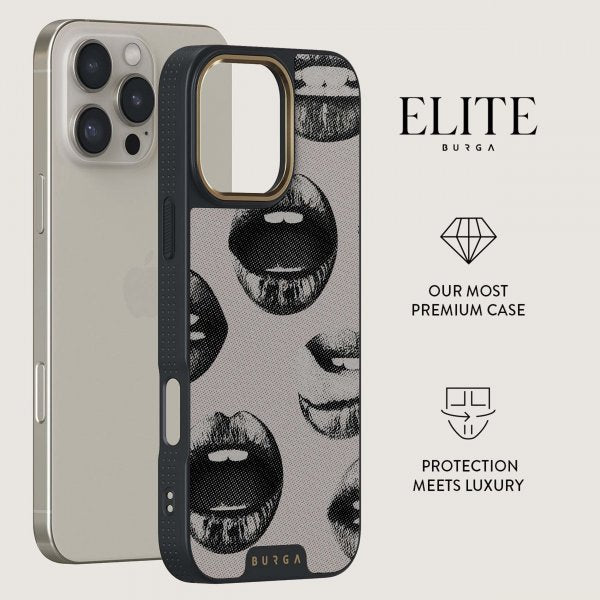 Burga iPhone 16 Deksel Elite Dark MagSafe Next Mistake