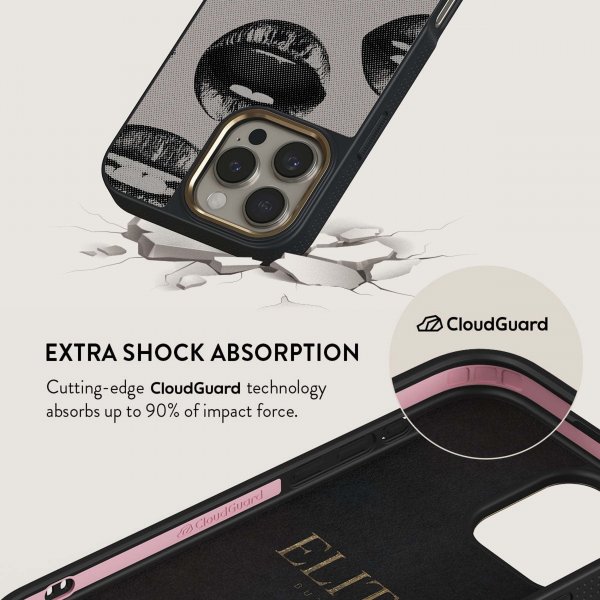 Burga iPhone 14 Deksel Elite Dark MagSafe Next Mistake