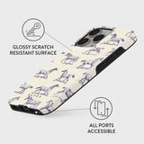 Burga iPhone 14 Deksel Tough Derby Race