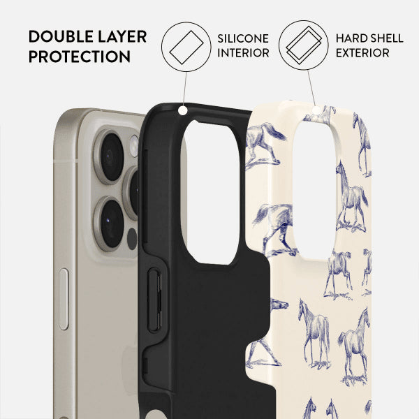 Burga iPhone 16 Deksel Tough MagSafe Derby Race