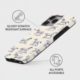 Burga iPhone 16 Pro Deksel Tough MagSafe Derby Race