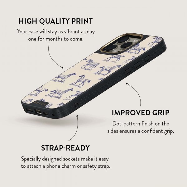Burga iPhone 15 Plus Deksel Elite Dark MagSafe Derby Race