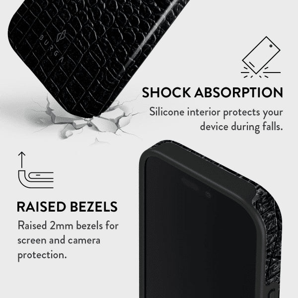 Burga iPhone 16 Deksel Tough Reaper's Touch