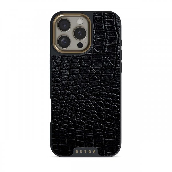 Burga iPhone 15 Pro Deksel Elite Dark MagSafe Reaper's Touch