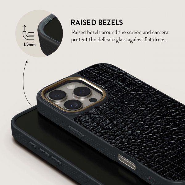 Burga iPhone 16 Plus Deksel Elite Dark MagSafe Reaper's Touch