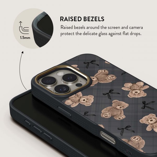 Burga iPhone 15 Pro Max Deksel Elite Dark MagSafe BFF