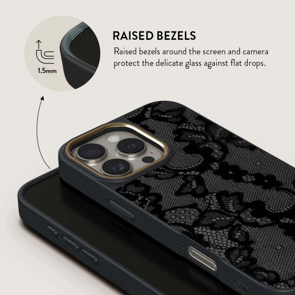 Burga iPhone 16 Plus Deksel Elite Dark MagSafe Magnetic