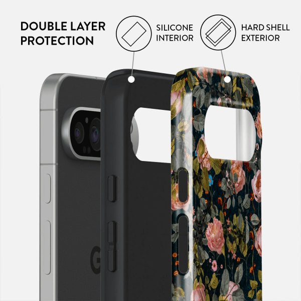 Burga Google Pixel 9 Pro XL Deksel Tough Bloomy Garden