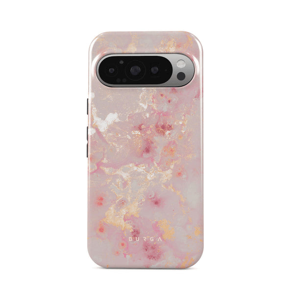 Burga Google Pixel 9/Pixel 9 Pro Deksel Tough Golden Coral