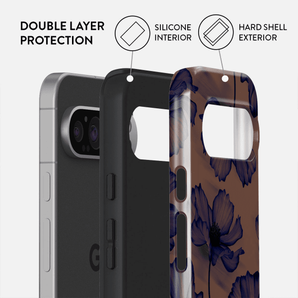 Burga Google Pixel 9 Pro XL Deksel Tough Velvet Night