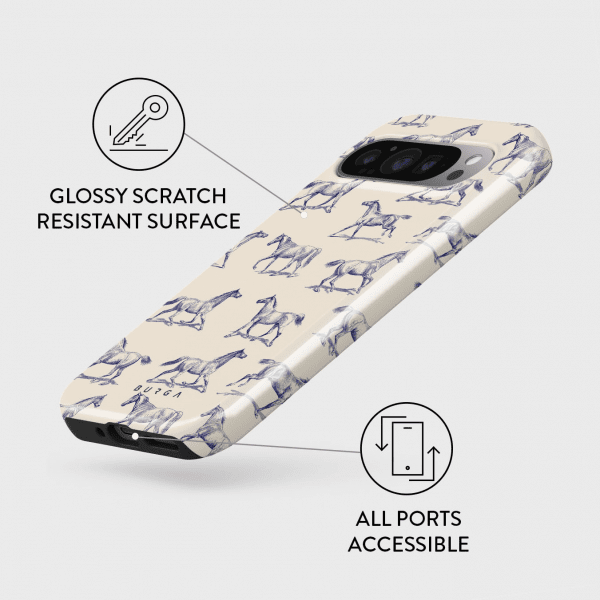 Burga Google Pixel 9/Pixel 9 Pro Deksel Tough Derby Race