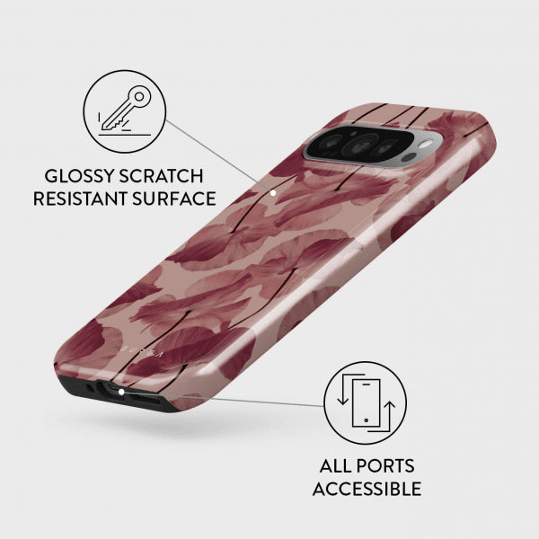 Burga Google Pixel 9/Pixel 9 Pro Deksel Tough Tender Kiss