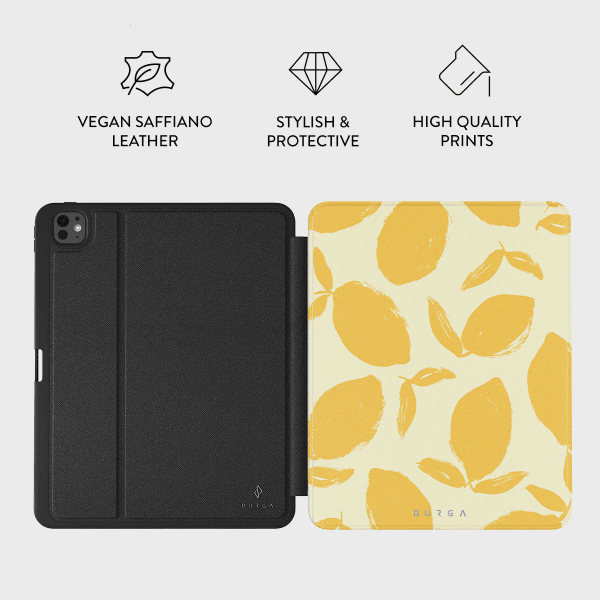 Burga iPad Pro 13 (M4/M5) Etui Folio Lemon Tart