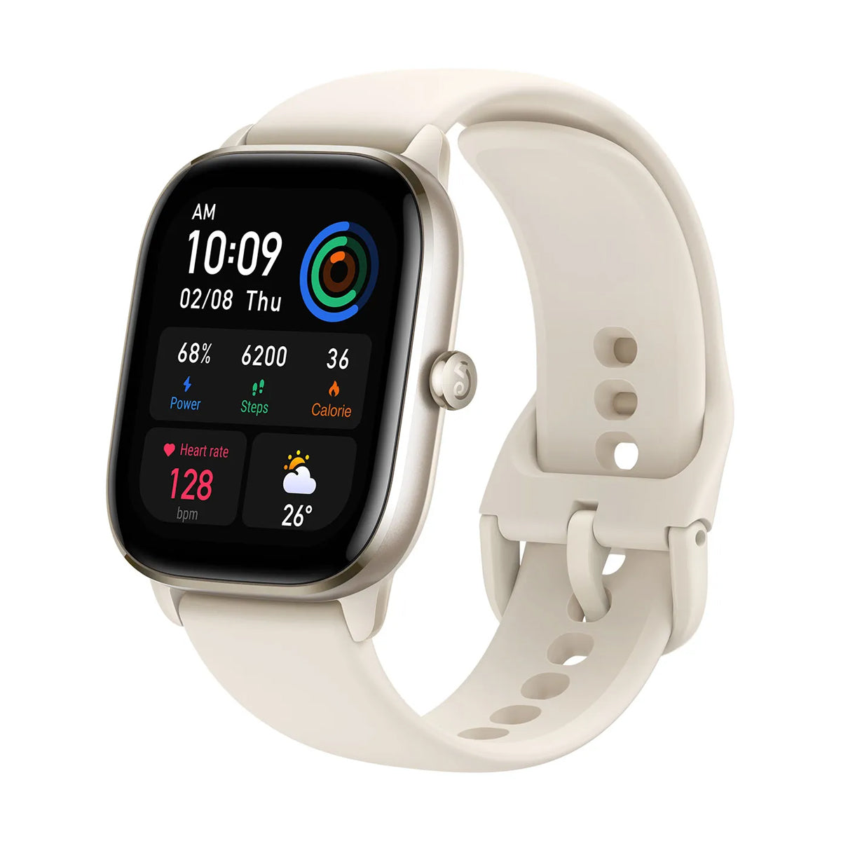 Brukt Amazfit GTS 4 Mini Hvit – Svært god stand